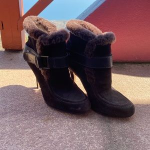 Joan and David ankle booties